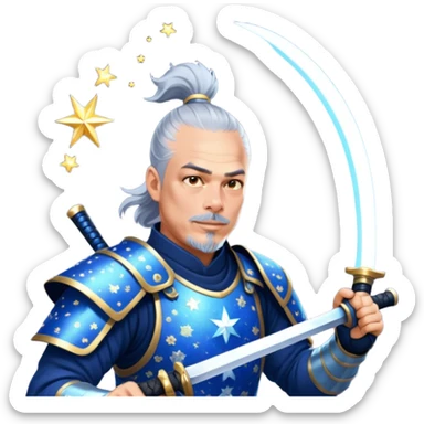 Celestial Samurai sticker