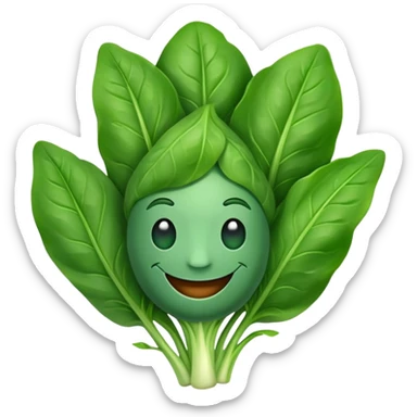 Smiling Spinach sticker