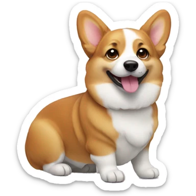 Corgi sticker
