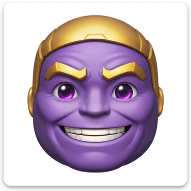 Thanos emoji sticker