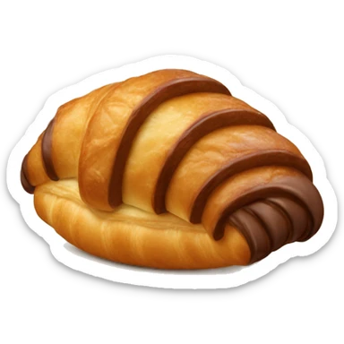 Croissant au chocolat  sticker