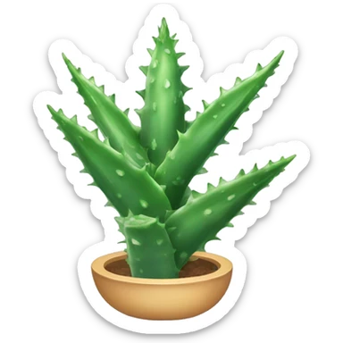 aloe vera sticker