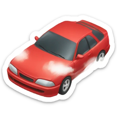 Car drifting sticker