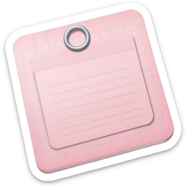 Light pink coupon sticker