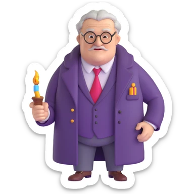 Professor Slughorn from Harry Potter sticker