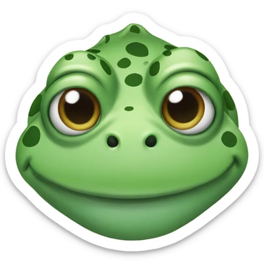 Frog sticker