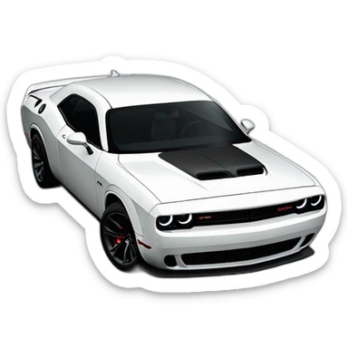 Dodge challenger demon 170 side view sticker