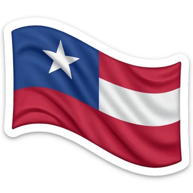 waving texas flag sticker