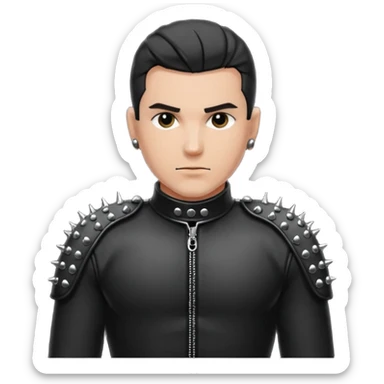 Male BDSM clothing, only the clothing part is retained. sticker