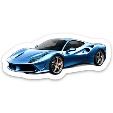 Ferrari f8 tributo sticker