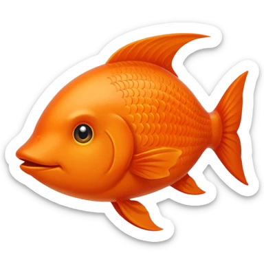 Petit poisson rouge sticker