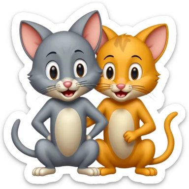 Tom and Jerry  sticker