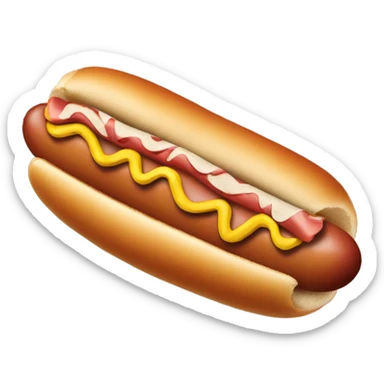 Hot dog Weiner sticker