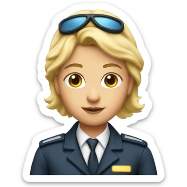 Blonde Pilot  sticker
