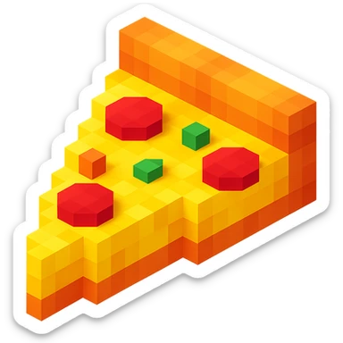 Pizza sticker