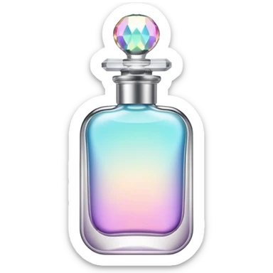 vial of perfume like scentbird has sticker