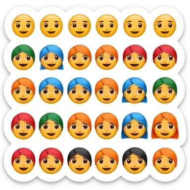 Emojis for gujarat sticker