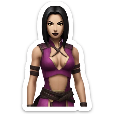 mileena from mortal kombat 10 sticker