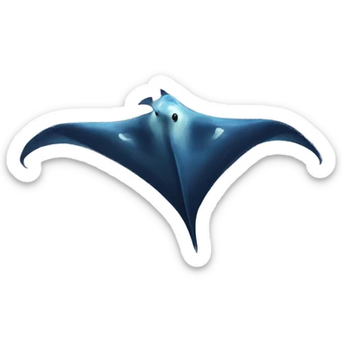 Manta raya sticker