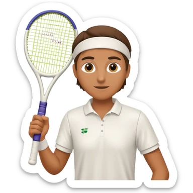 Wimbledon tennis player sticker