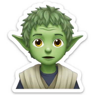 yoda killua sticker