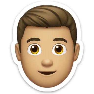 Cristiano Ronaldo apple sticker