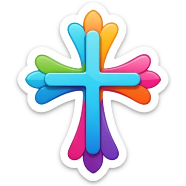 can you generate me a logo for something called second service and it's a cool christian gathering (where Sunday faith meets Saturday energy) sticker