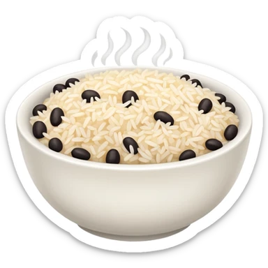 rice with beans sticker