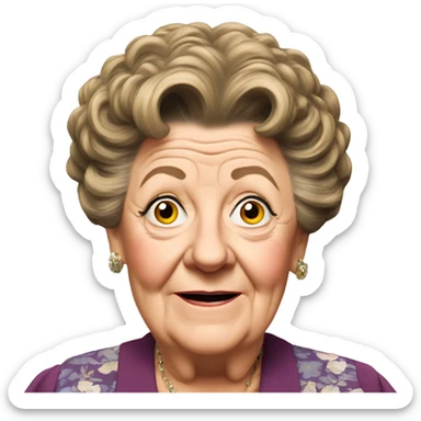 Hilda Ogden coronation street sticker
