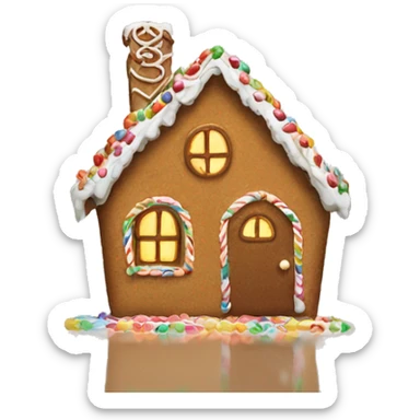 Gingerbread house  sticker
