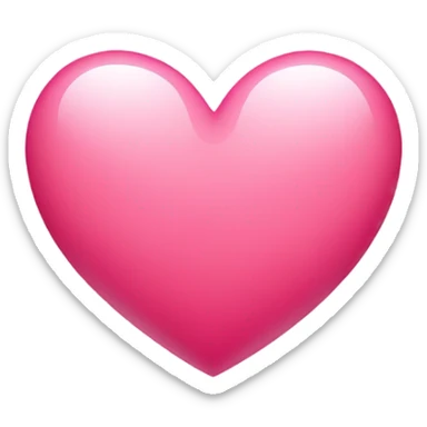 Cute heart sticker