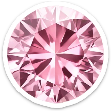 Pink diamond sticker