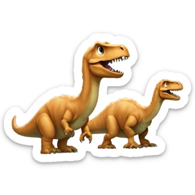 dino typing sticker