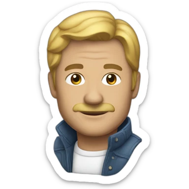 Jean claude van dame sticker