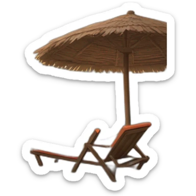 Plage et coucher de soleil sticker