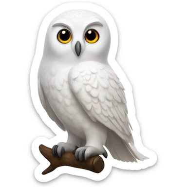 Harry Potter white owl sticker