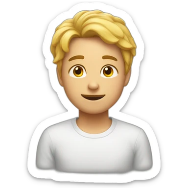 The face people make after having the best satisfying moment sticker