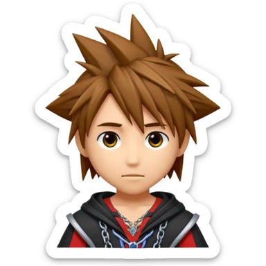 sora de kingdom hearts sticker