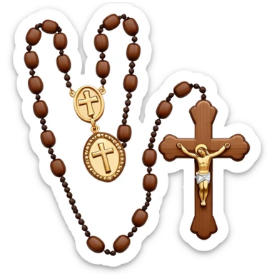 Catholic rosary  sticker