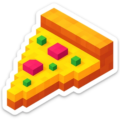 Pizza sticker
