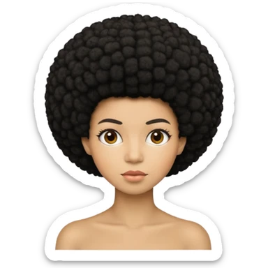now give them a black afro sticker