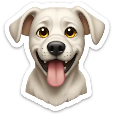 perro llorando sticker