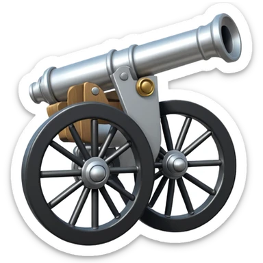 A cannon for Arsenal FC for my X profile  sticker