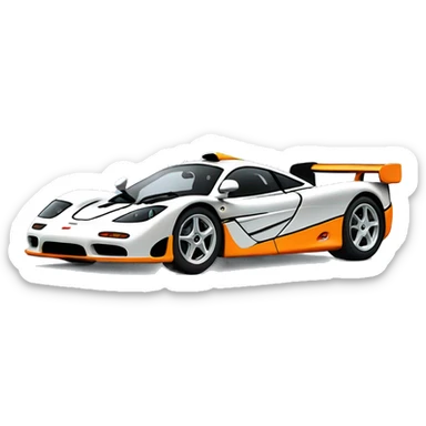 Mclaren F1 car sticker