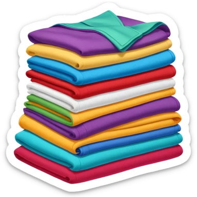 common textile clothing sticker