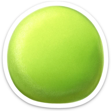 round japanese matcha mochi sticker