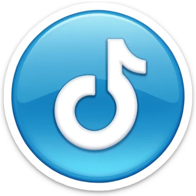 Tiktok Certification emoji blue sticker