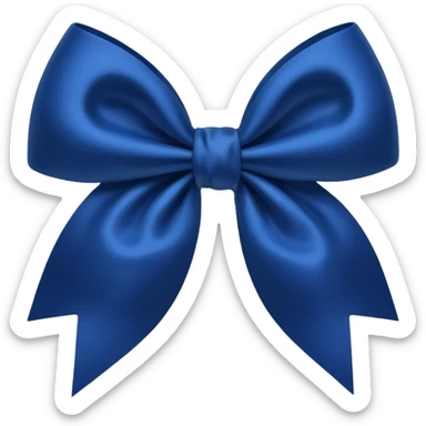 Laço azul escuro  sticker