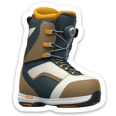 snowboarding boot sticker