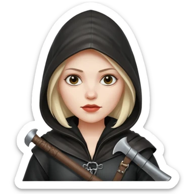 woman executioner sticker